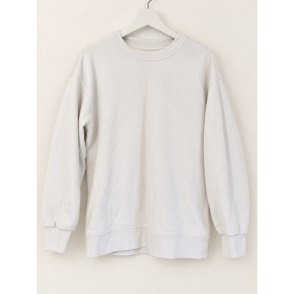Lululemon Women’s White Crewneck Sweatshirt Pullover Approx Size 2